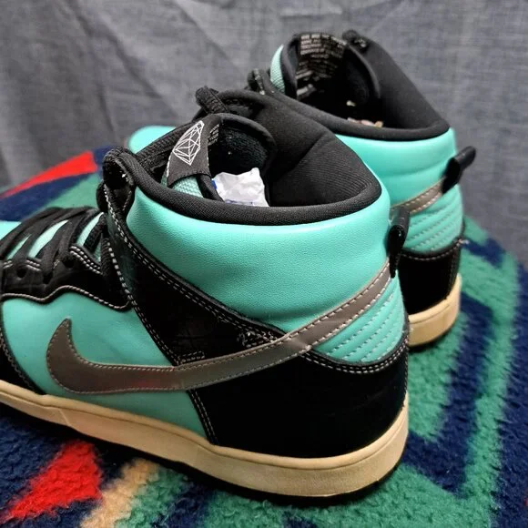 %Size 12 - Nike SB Dunk High Premium x Diamond Supply Co. Tiffany Men / A 14 - Picture 5 of 16